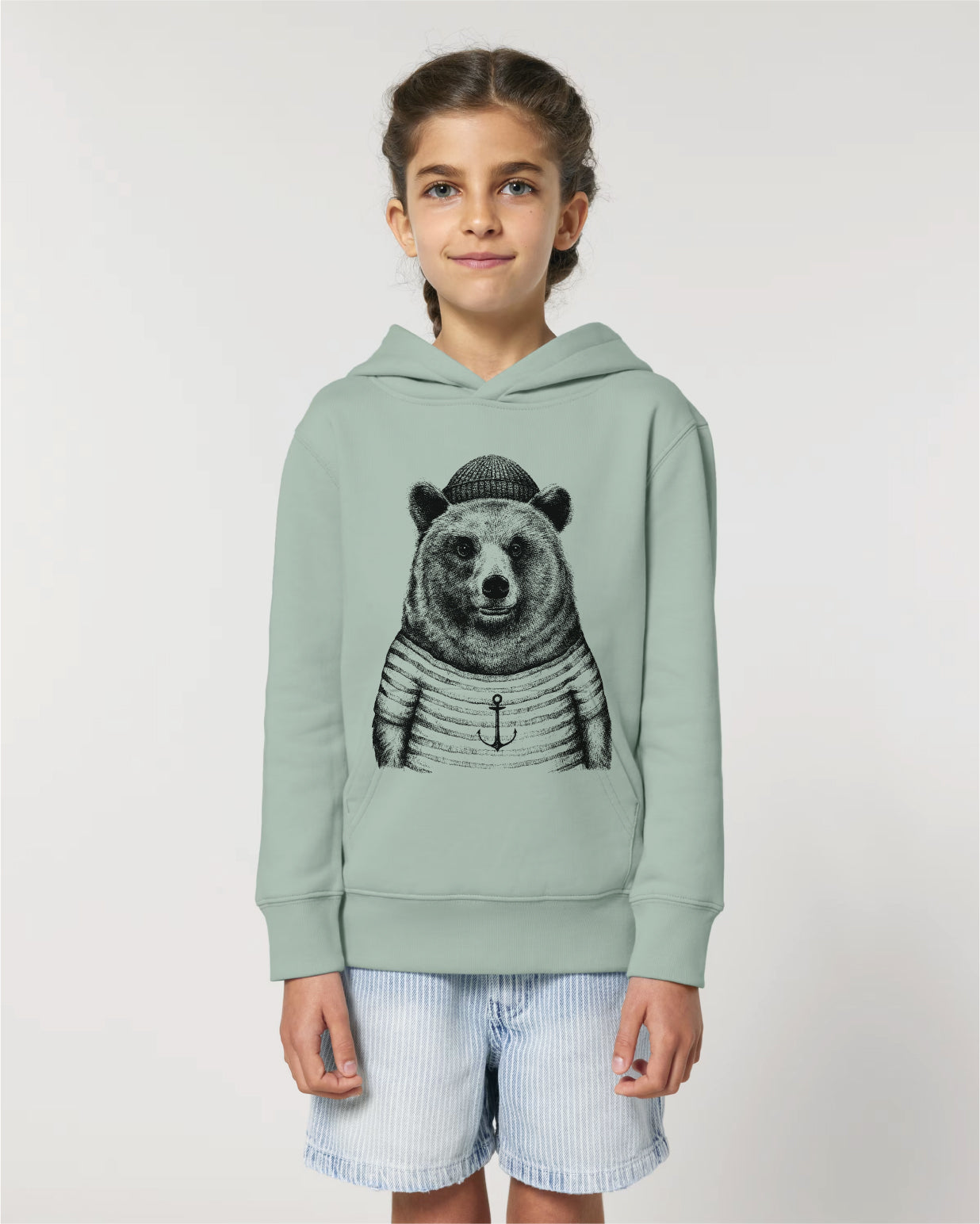 NAUTISCHER BÄR - KINDER BIO HOODY