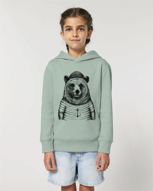 NAUTISCHER BÄR - KINDER BIO HOODY