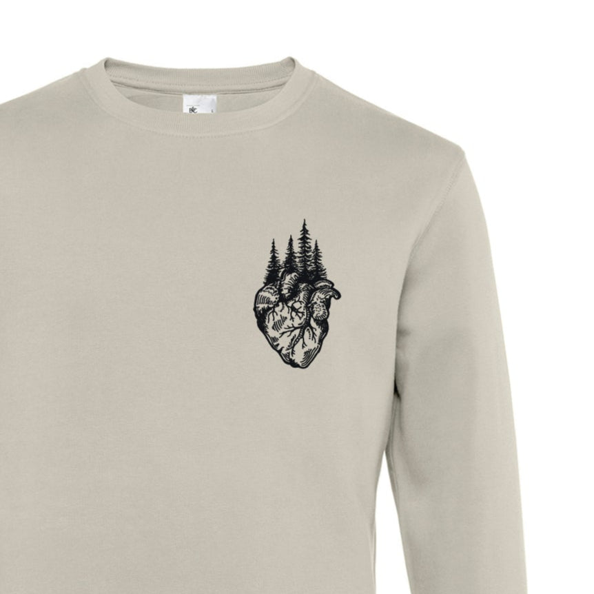 FOREST HEART - MEN´S CREWNECK